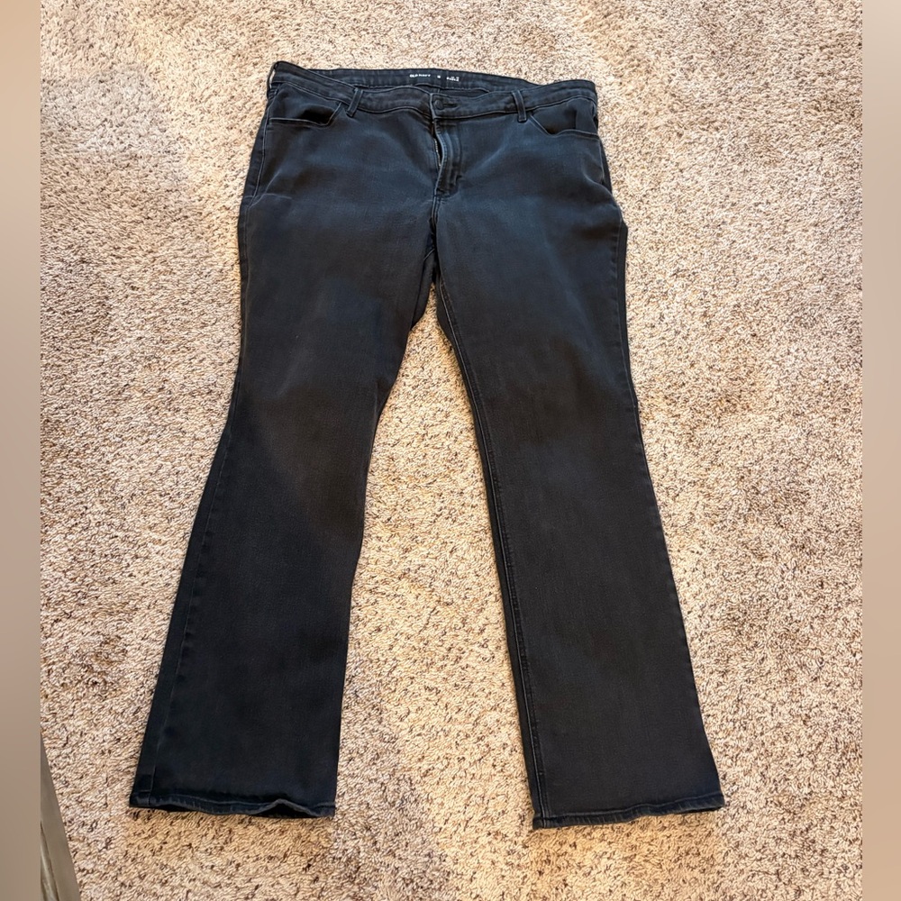 Old Navy Women's Black Boot Cut Jeans